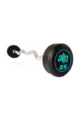 Alin Sport 25 Kg Kauçuk Kaplı Profesyonel Olimpik Z Barbell