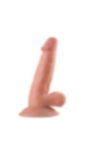 Hızlı Express 17 CM Realistik Vantuzlu Dildo Penis