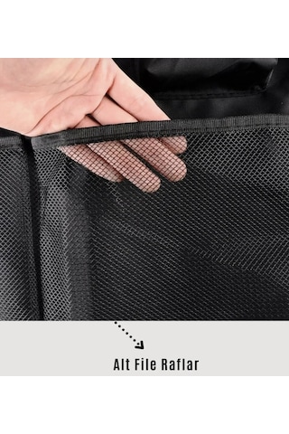Carub Oto Bagaj Organizer 8 Cepli 85x48cm Cırtlı