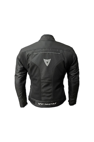 Venom Motosiklet Montu 4 Mevsim Dynamic Erkek Black Motorcu Mont