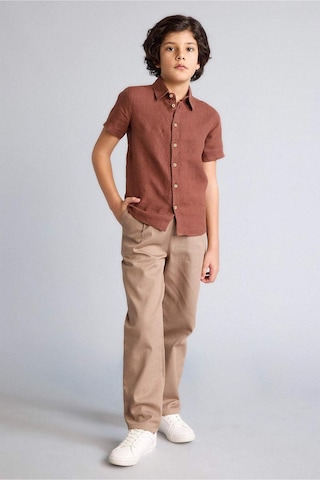 Defacto Carrot Fıt Gabardin Pantolon Erkek Çocuk E2218a826spbn580 Kahve-bn580
