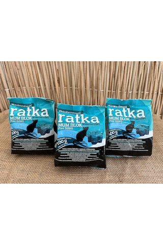 Fare Zehri Rat Ka Mum Blok Fare Zehri 3 Adet 100 Gr Fare Ilacı Fa