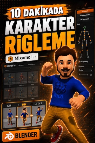 Blender 4.5 Komple Eğitim Video Ders Eğitim Seti