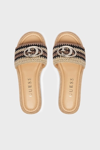 Guess Bayan Terlik Fljklı Fab03 Black Siyah Siyah