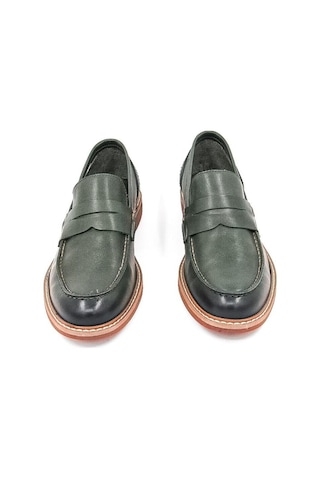 Freefoot 2654 Erkek Klasik Ayakkabı - Yeşil Yeşil