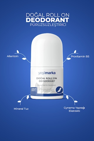 Yeşilmarka Smoothing Effect Natural Roll-On Deodorant 50 ML