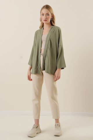 5862 Örme Kimono - Çağla 5862bgd19-500-12157 001