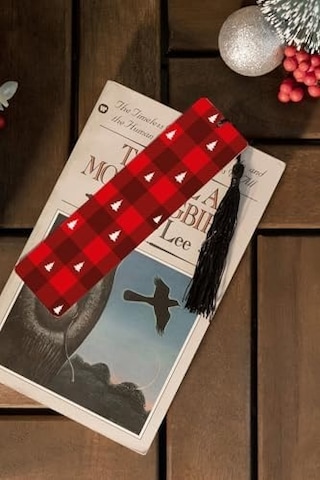 Yeni Yıl Konsept Tasarımlı Kitap Ayracı