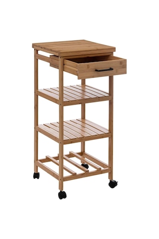 Mudo Home 5 Five Simply Smart Boho Bambu Çekmeceli Etajer Diğer