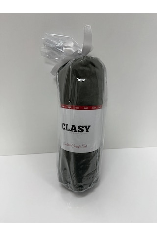 Clasy Ranforce Lastikli Çarşaf Seti Tek Kişilik Haki Yeşil Tklç-107 %100 Pamuk