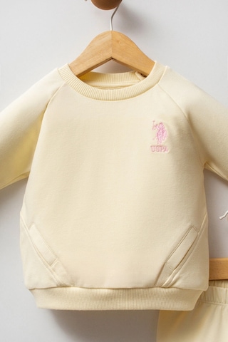 U.S. Polo Assn. Kız Bebek Takımı - Limon Limon