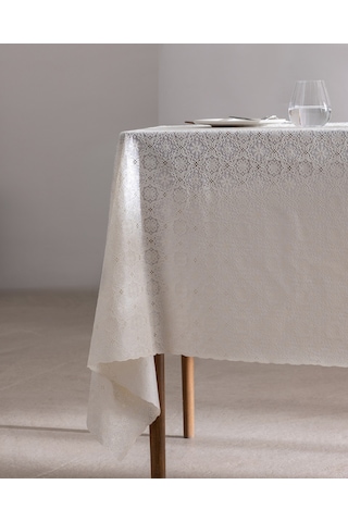 Madame Coco Maelys Masa Örtüsü - Ekru - 140x200 Cm 8684427343579 Çok Renkli