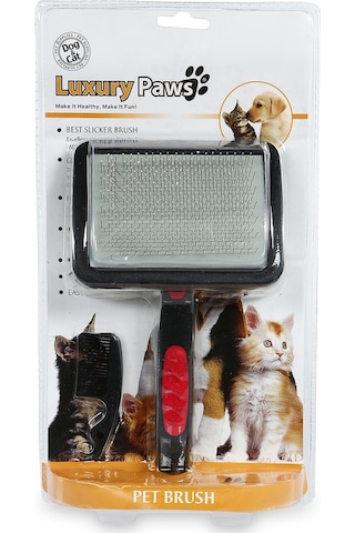 Luxury Paws Plastik Saplı Köpek Fırçası Large 19 CM Luxury Paws Plastik Saplı Köpek Fırçası Large 19 CM