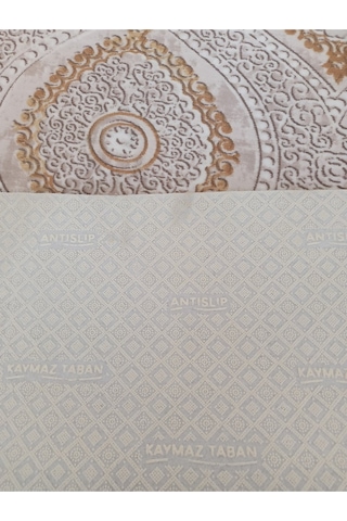 Aslan Home Gold Klasik Yıkanabilir Kaymaz Taban Dört Mevsimlik Salon, Banyo, Balkon, Genç Odası Kesme Yolluk