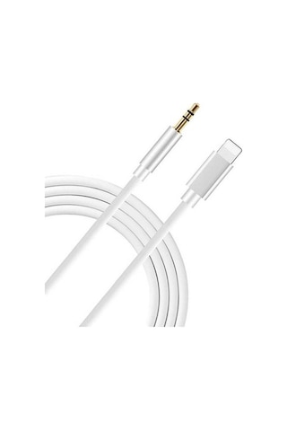 Apple Uyumlu iPhone iPad Lightning To 3.5mm Ses Çevirici Aux Kablo 1m