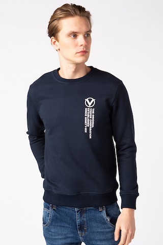 Vigoss Erkek Baskılı Sweatshırt 62132-30048 - Lacivert
