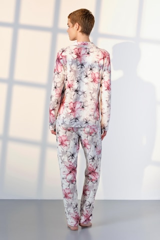 Doreanse Kadın Çiçek Desenli Gömlek T-shirt Pijama Takımı 25k4031-standart Çok Renkli