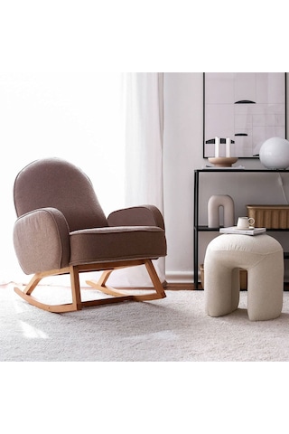 Yoko Sallanır Koltuk - Kahve