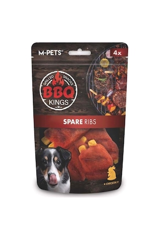 M-pets Bbq Kings Spare Ribs Tavuklu Köpek Ödül Maması 85gr