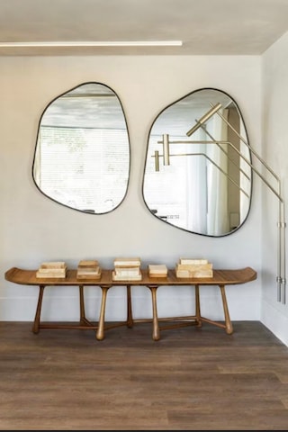 Fawdecor Amorphous Dekoratif Duvar Aynası Beyaz 110x152 Cm Beyaz