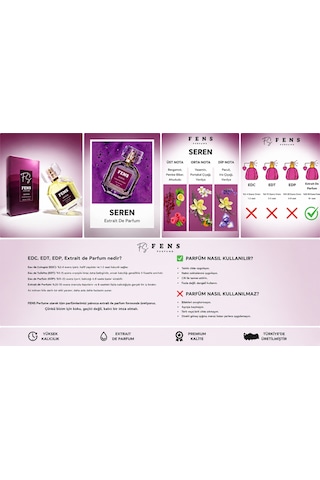 Fens Seren Kadın Parfüm Extrait De Parfum 50 Ml Çiçeksi