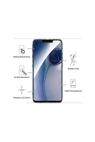 Huawei Mate 20 Lite Kırılmaz Ekran Koruyucu Telefon Camı Şeffaf Temperli 2 Adet