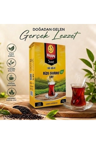 Happy Gurme Rize Çay 1 Kg X 12 Adet PKT.HAPPY.116