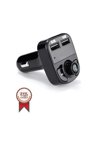 Özel Üretim Taşınabilir Aksesuar Sürüş Transmitter Bt Usb Mp3 Micro Sd Kart X8 Siyah