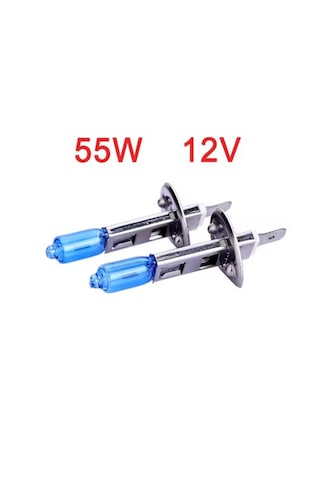 2 Adet H1 Model 12v/55w Halojen Ampul Seti 2'li