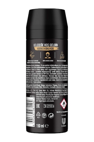 Axe Dark Temptation Dark Chocolate Scent Erkek Sprey Deodorant 150 ML
