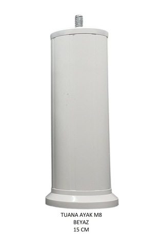 Tuana Ayak 15 cm M8 Cıvatalı Beyaz