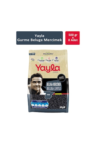 Yayla Gurme Beluga Mercimek 8 x 500 G
