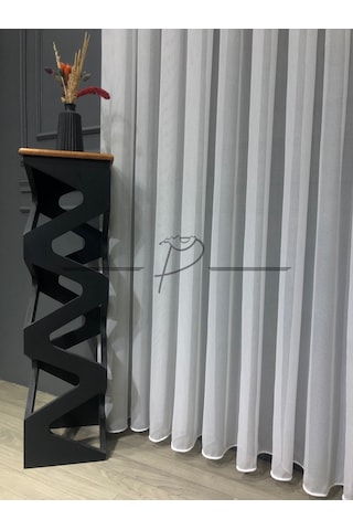 Tül Perde Brillant Marka Lüx Yeni Nesil Grek Etek Kurşun Sarım Ekru
