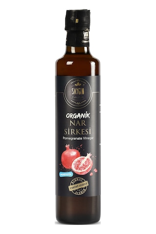 Saygın Doğal Fermente Organik Nar Sirkesi 500 Ml