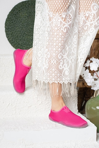 Unisex Deniz Sandaleti Kaymaz Taban Çok Amaçlı Şık Plaj Yüzme Deniz Havuz Rafting Patiği 150 Fuşya