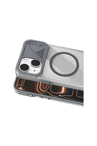 Joko Apple iPhone Uyumlu 15 Zinko Magsafe Kapak - Titan Gri Kod: 4019