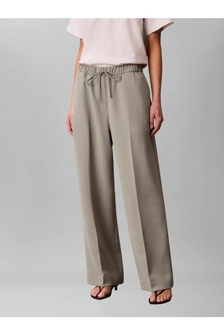 Calvin Klein Casual Twıll Pant, Pez, Xxs Bej Kadın Pantolon