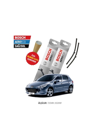 Peugeot 307 Muz Silecek 2005-2007 Bosch Aeroeco