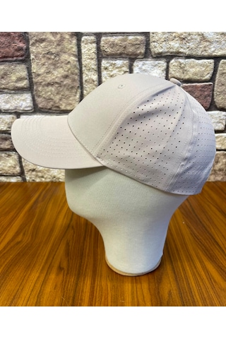 Hamze Paraşüt Mikro Kumaş Yazlık Delikli Unisex Cap Şapka Bej