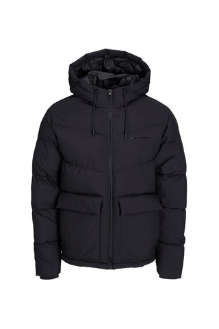 Feminist Siyah Logo Baskili Kapüsonlu Puffer Mont 77724k12238849.01 Siyah