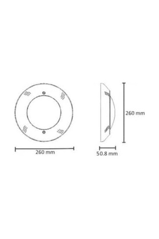 Gün Işığı Led Osram Sıva Üstü Havuz Aydınlatma Lambası-flat Type Led Lights-toptancıyızbiz