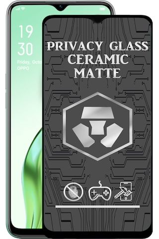 Oppo A15s Tam Kaplayan Mat Seramik Hayalet Ekran Koruyucu