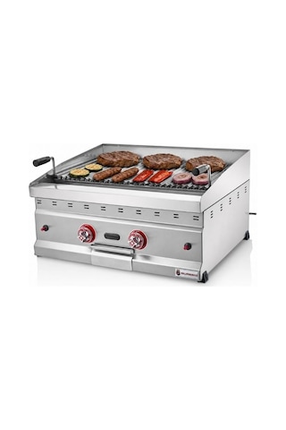 Silverinox Doğalgazlı Set Üstü Amerikan Lavtaşlı Izgara 70 Cm Diğer