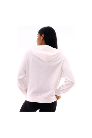 Gugus Basic Kapüşonlu Sweatshirt Beyaz