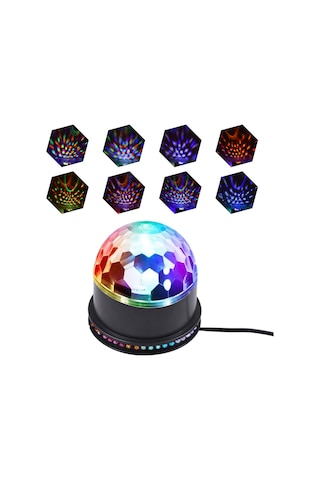 Konesam Rgb Döner Sahne Işığı 15w Ab Malzeme 5v/2a Çıkış Abd Tipi Diğer