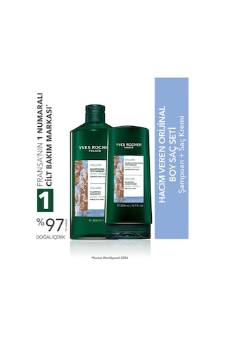 Yves Rocher Ince Telli Saçlar Için Orjinal Boy Şampuan, Saç Kremi Seti-9916603