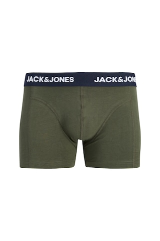 Jack & Jones Erkek Jaclamp 3'lü Boxer 12300931 Haki Siyah Gri