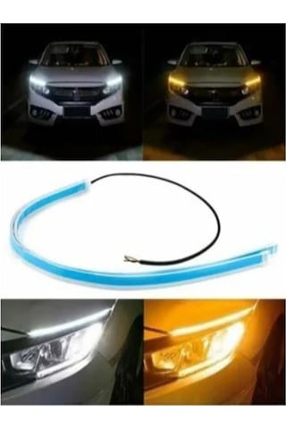 Far Üstü Kayar Led Selamlamalı Sinyalli 60 Cm