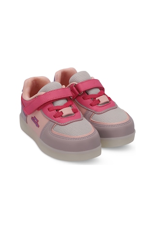 Slazenger PERLE Çocuk Cırt Cırtlı Pembe / Mor Sneaker