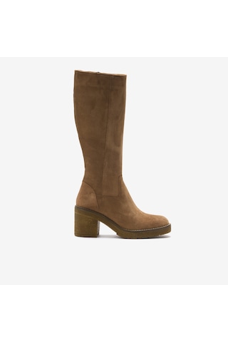Sand Beige Çizme Kadın 26k12075xs Vergelio Suede Bej